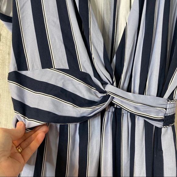 NWT Madison Sleeveless Stripe Jumpsuit - Picture 6 of 13